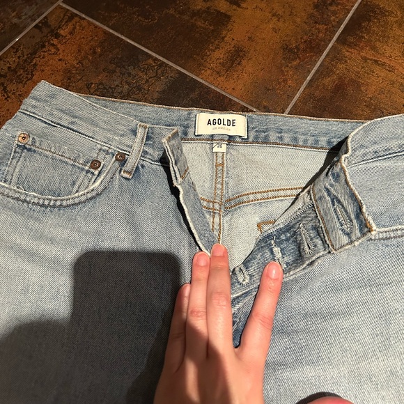 Agolde Parker Shorts - Picture 2 of 3